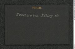 Seite 1, Tagebuch "Notizen Gruebgraben, Zöbing etc." (NHMW-PRAE-BBB-88)